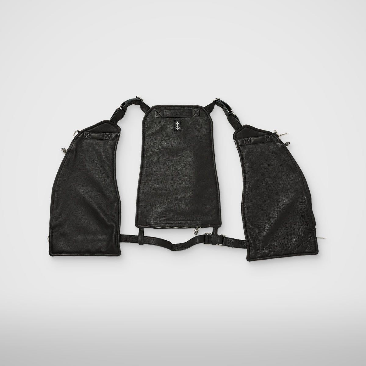 Thug Club Demi Quilted Vest in black, view 3 of 5