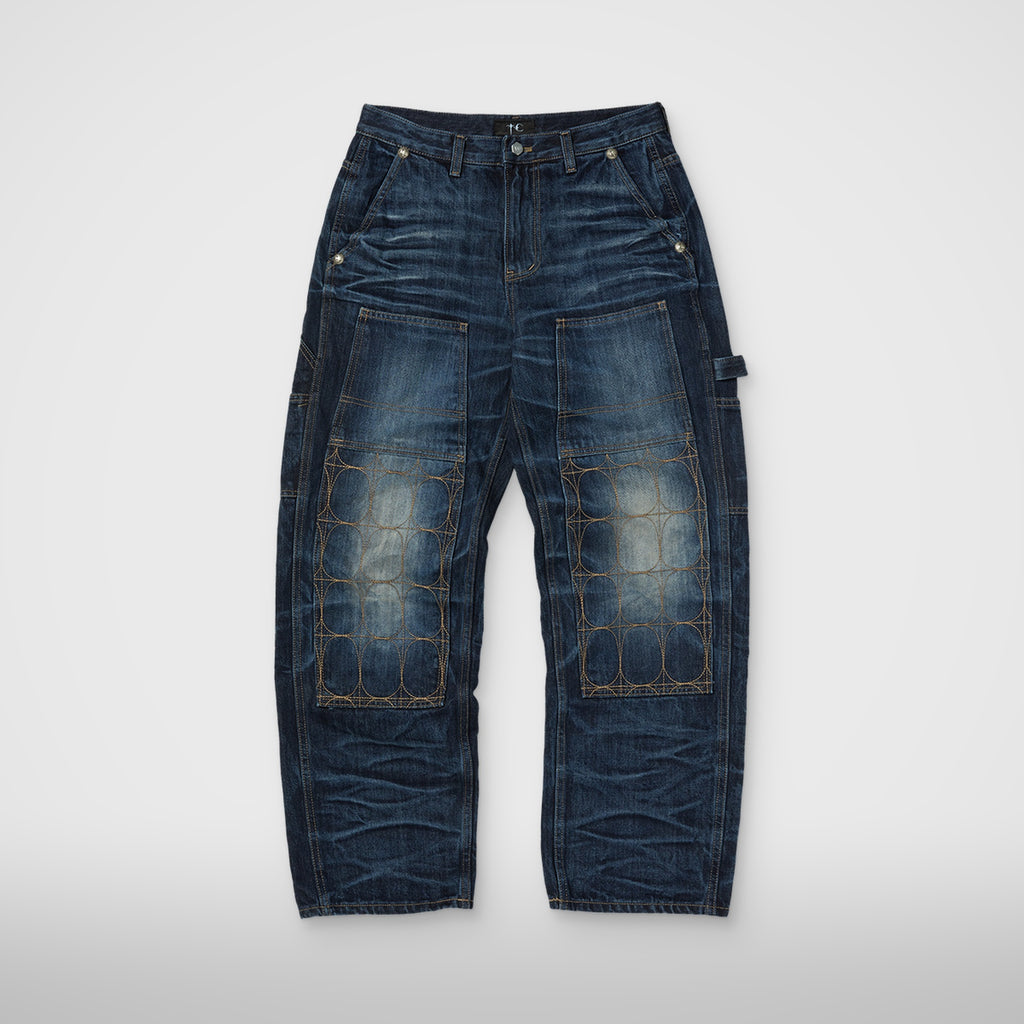 Thug Club Vintage Angels Work Pants in blue