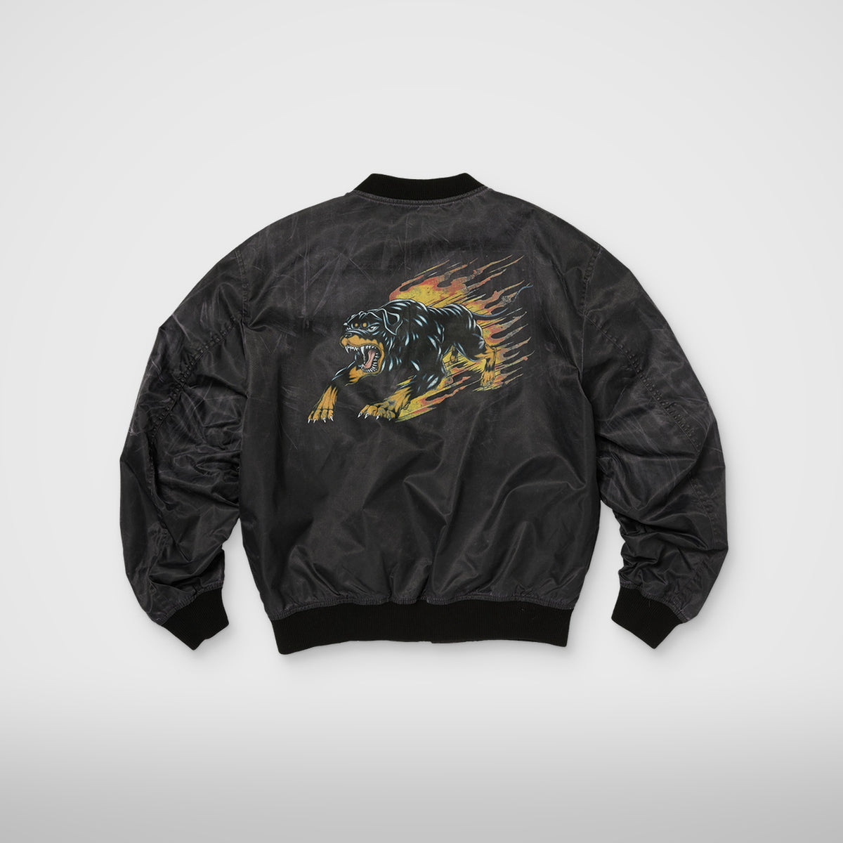 Thug Club Jamong Two Tone Washed MA-1 Jacket in purple, view 2 of 2