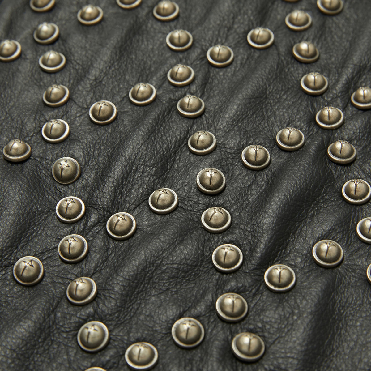 Thug Club TC Leather Studed Work Pants in black, view 5 of 10