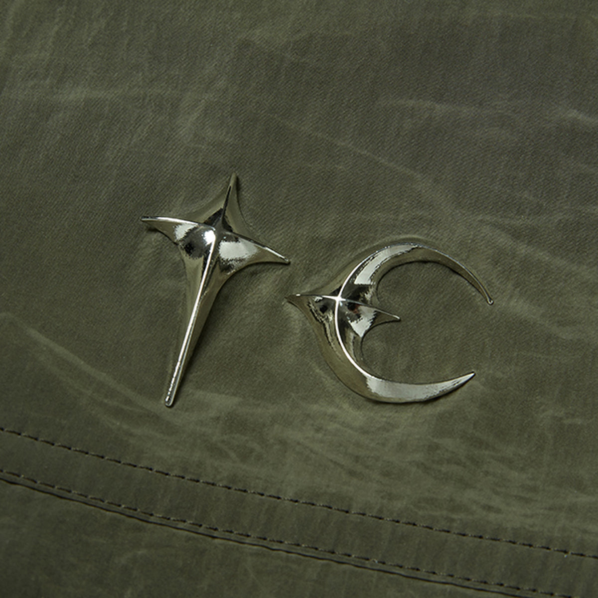 Thug Club Bio Recycle Jacket in khaki, view 4 of 9