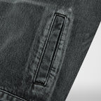 Thug Club Claw Denim Jacket in black, view 6 of 9