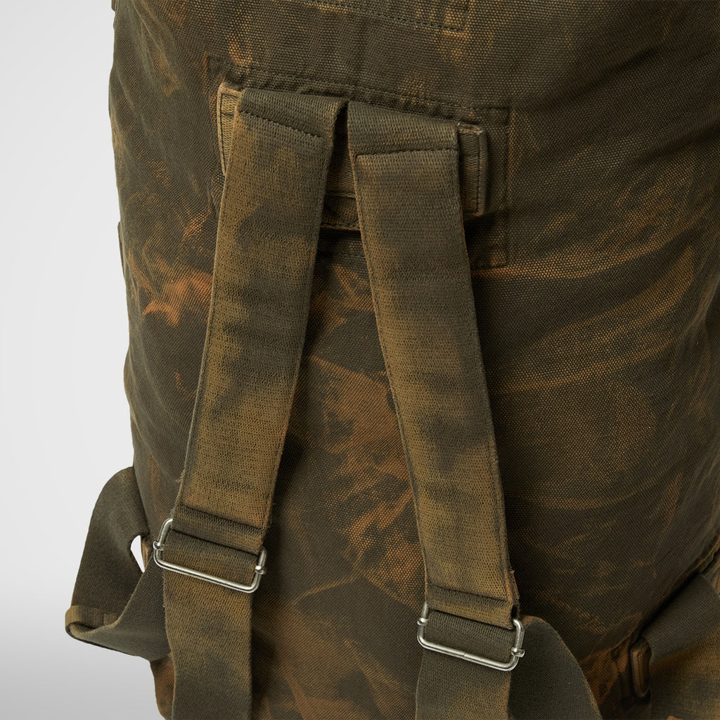Thug Club Two Tone Washed Canvas Duffle Bag in olive, view 4 of 4
