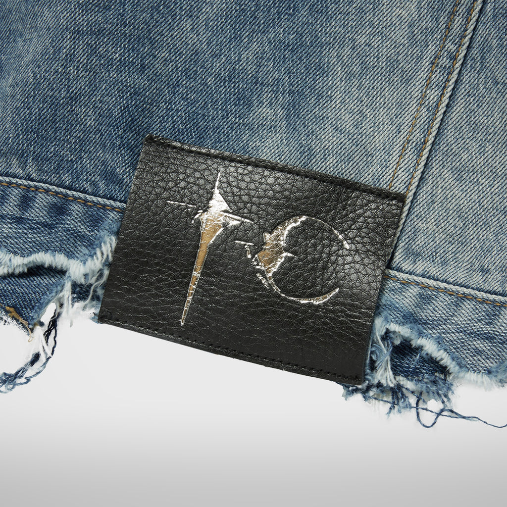 Thug Club TC Extendo Denim Jacket in blue, view 5 of 5