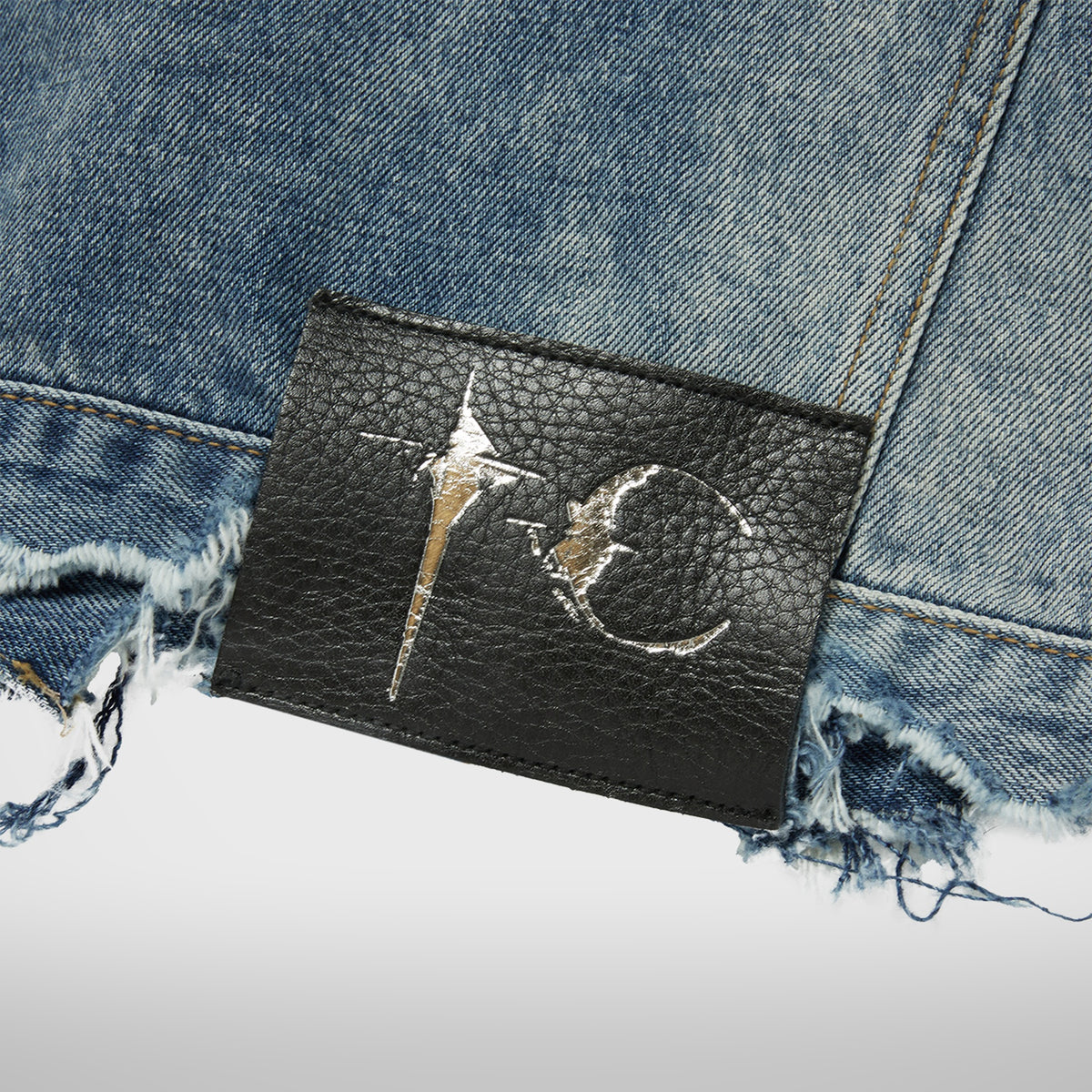 Thug Club TC Extendo Denim Jacket in blue, view 5 of 5