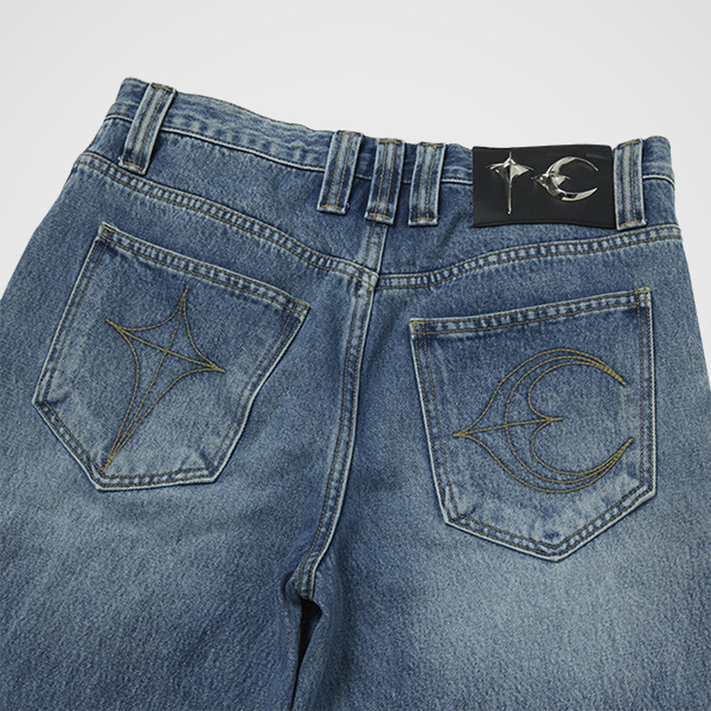 Thug Club Parkour Denim Pants in blue, view 7 of 7