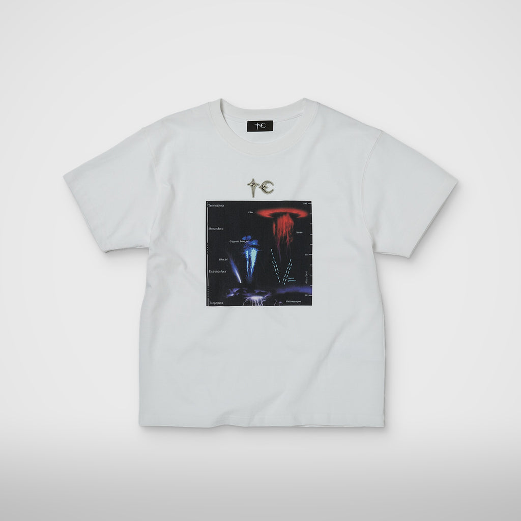 Thug Club Lightning Hierarchy T-Shirt in white
