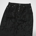Thug Club Blood Lazered Denim Pants in black, view 3 of 7