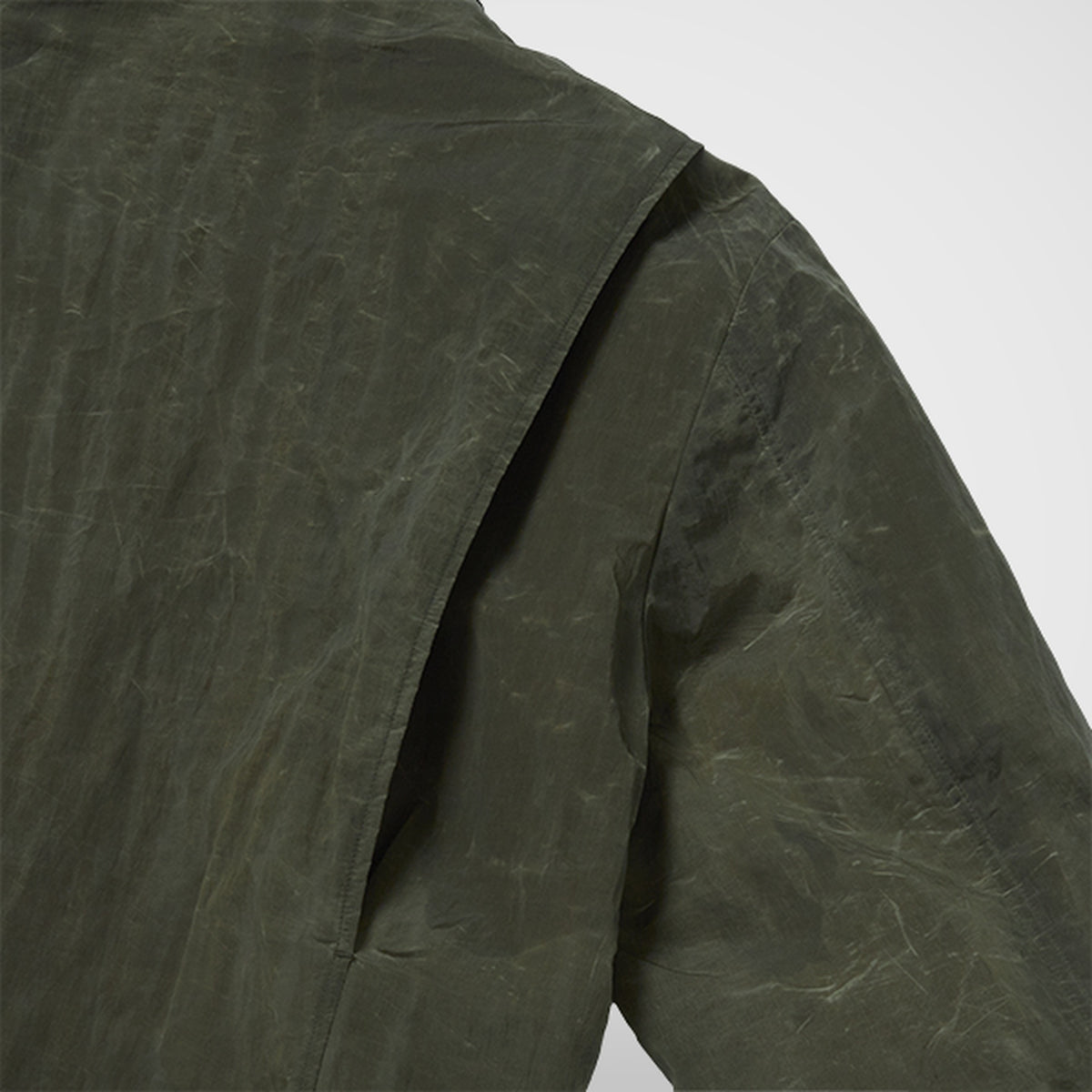 Thug Club Scarred Bio Soldier Jacket in khaki, view 8 of 8