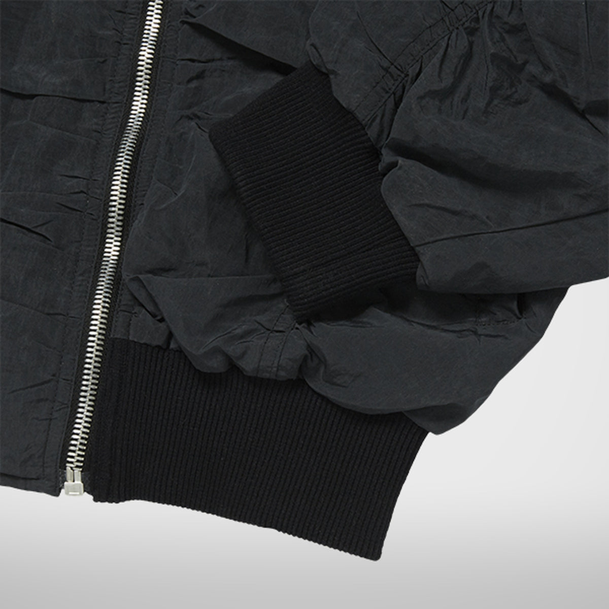 Thug Club Scarred Double Flying Bio Jacket in black, view 5 of 5