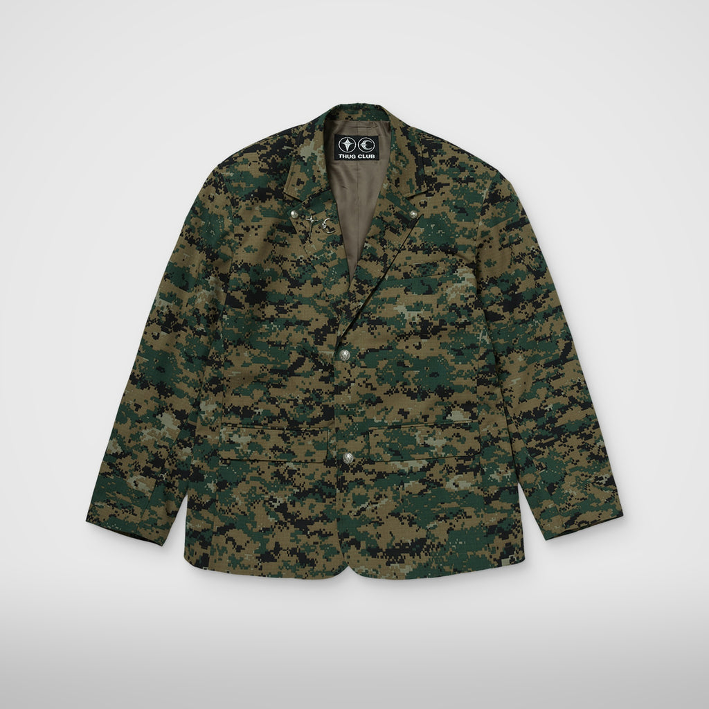 Thug Club TC Army Blazer in khaki