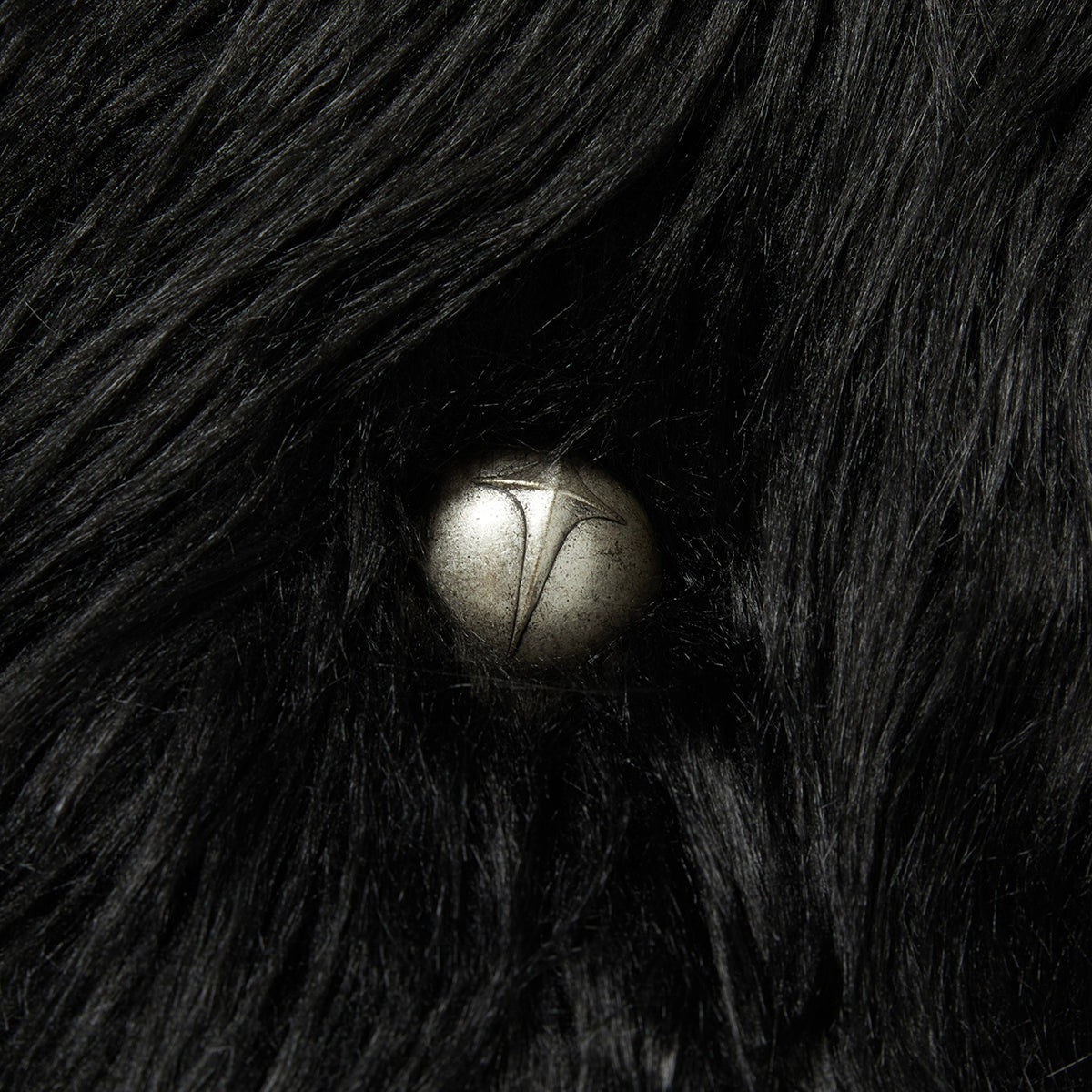 Thug Club TC Crow Fur Coat in black, view 4 of 8
