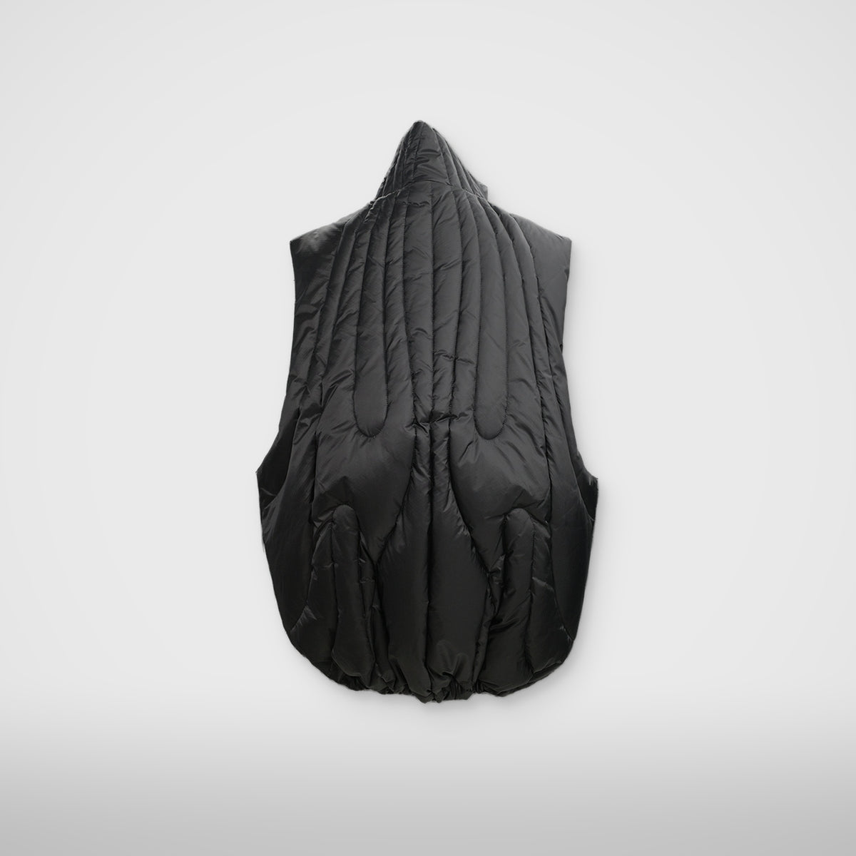 Thug Club Cave Goose Down Vest in black, view 3 of 4