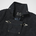 Thug Club Scarred Bio Soldier Trench Coat in black, view 4 of 8