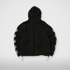 Thug Club TC Bone Cross Hoodie in black, view 2 of 4