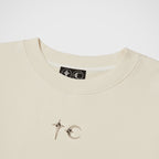 Thug Club Color Emblem Sweatshirt in ivory, view 3 of 5
