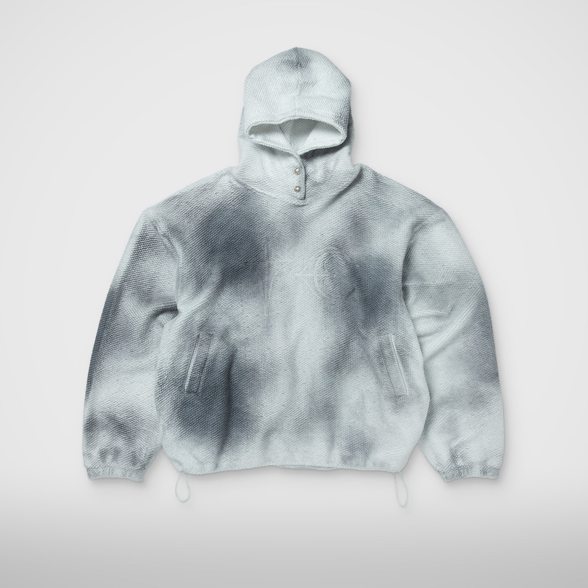 Thug Club TC Sprayed Terry Hoodie in white, front view