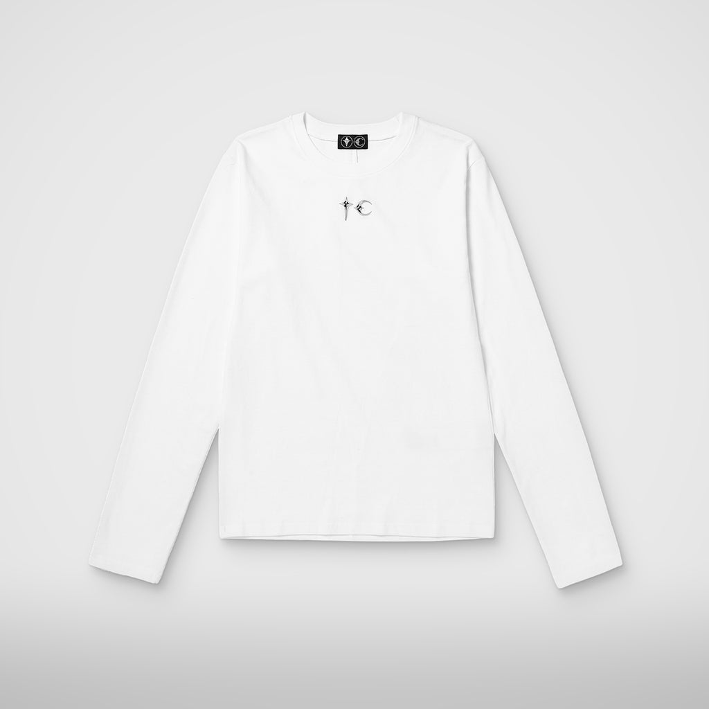 Thug Club TC Sleeve in white, front view
