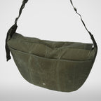 Thug Club Scarred Bio Army Messenger Bag in khaki, view 9 of 10