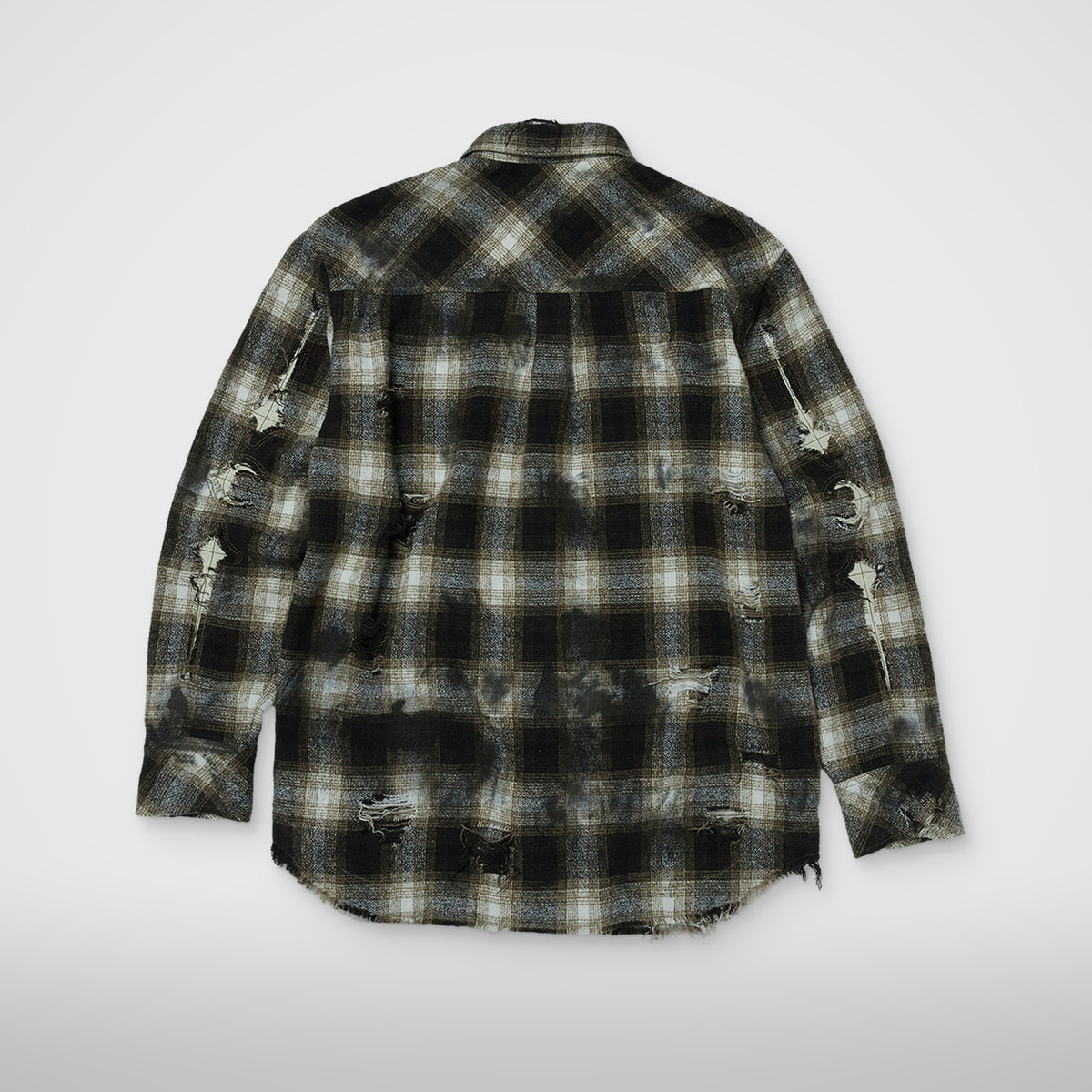 Thug Club Angels Damaged Shirt in brown, view 2 of 2