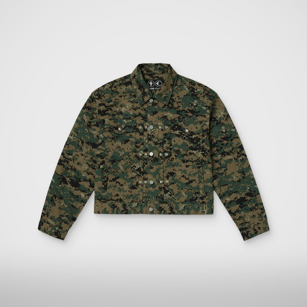 Thug Club TC Army Jacket in green