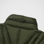 Thug Club War Life Down Jacket in khaki, view 6 of 9