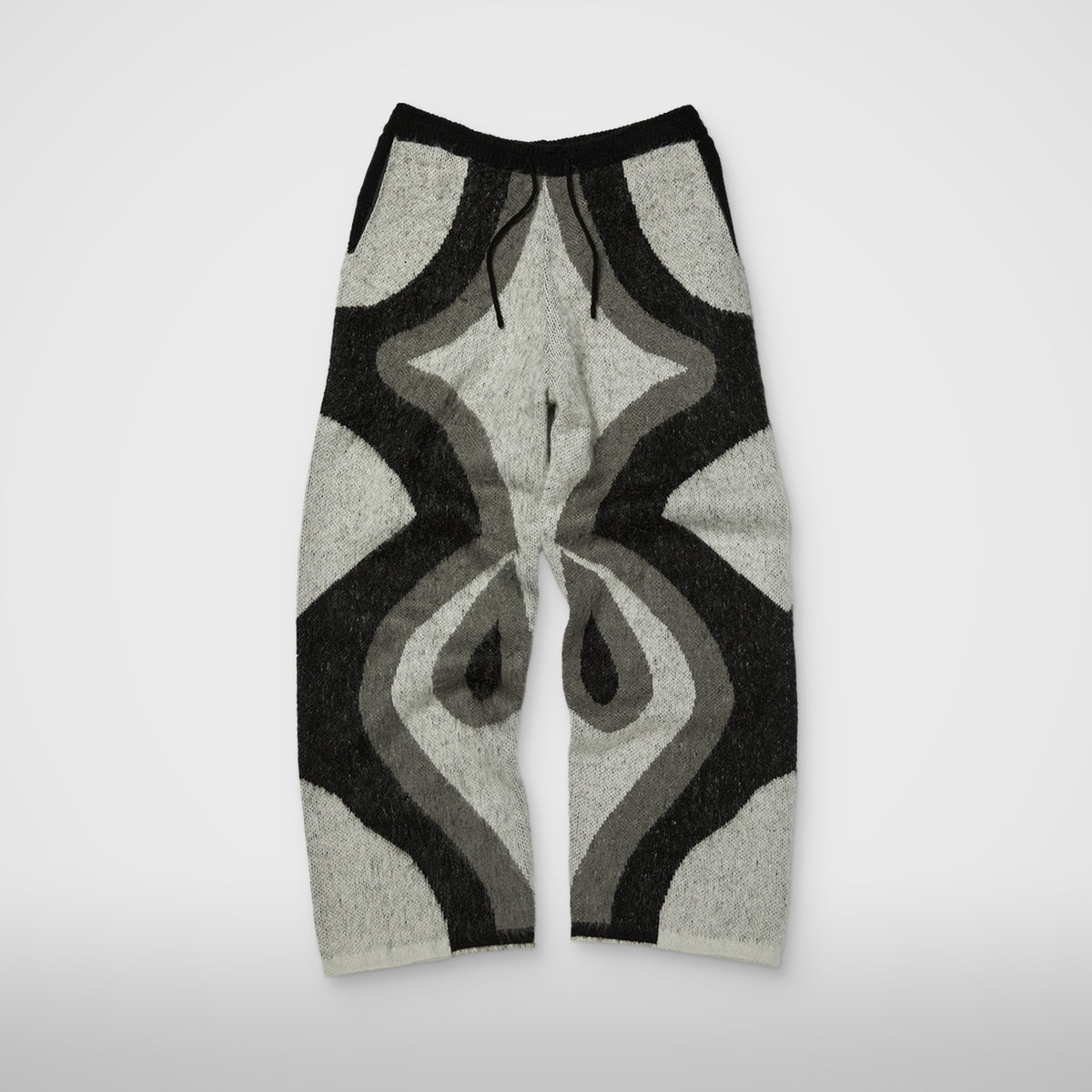 Thug Club Turrell Knit Pants in black, front view