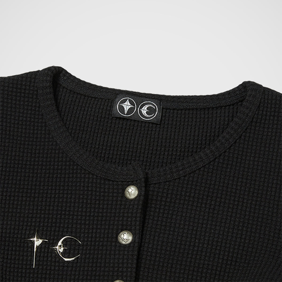Thug Club TC Womens Cardigan in black, view 3 of 6
