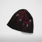 Thug Club TC Bone Cross Beanie in black, view 3 of 5