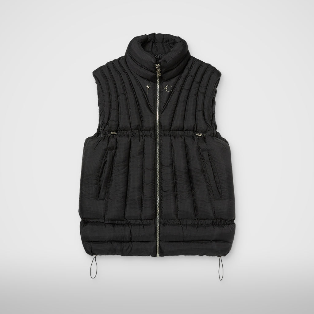 Thug Club War Life Down Vest in black