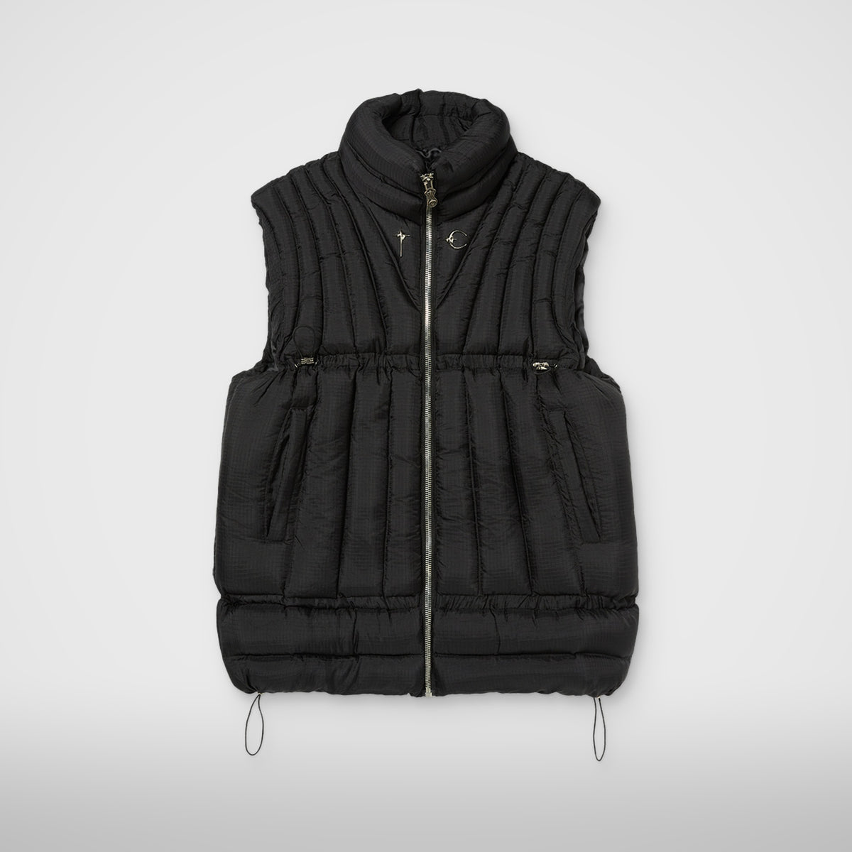 Thug Club War Life Down Vest in black
