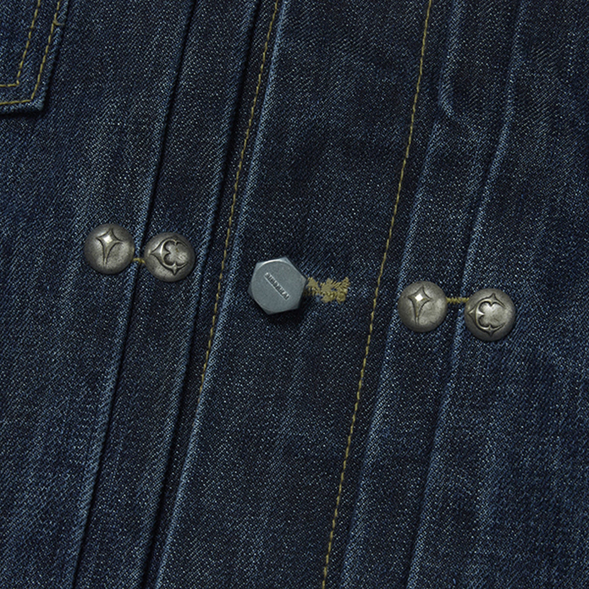 Thug Club Naval Warfare Denim Jacket in blue, view 5 of 8