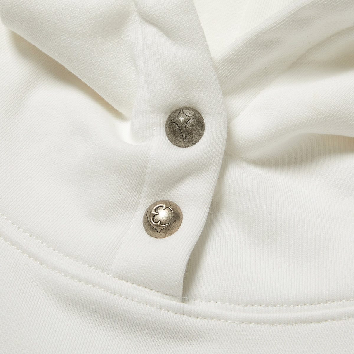 Thug Club Tantalum Cat Hoodie in white, view 3 of 4