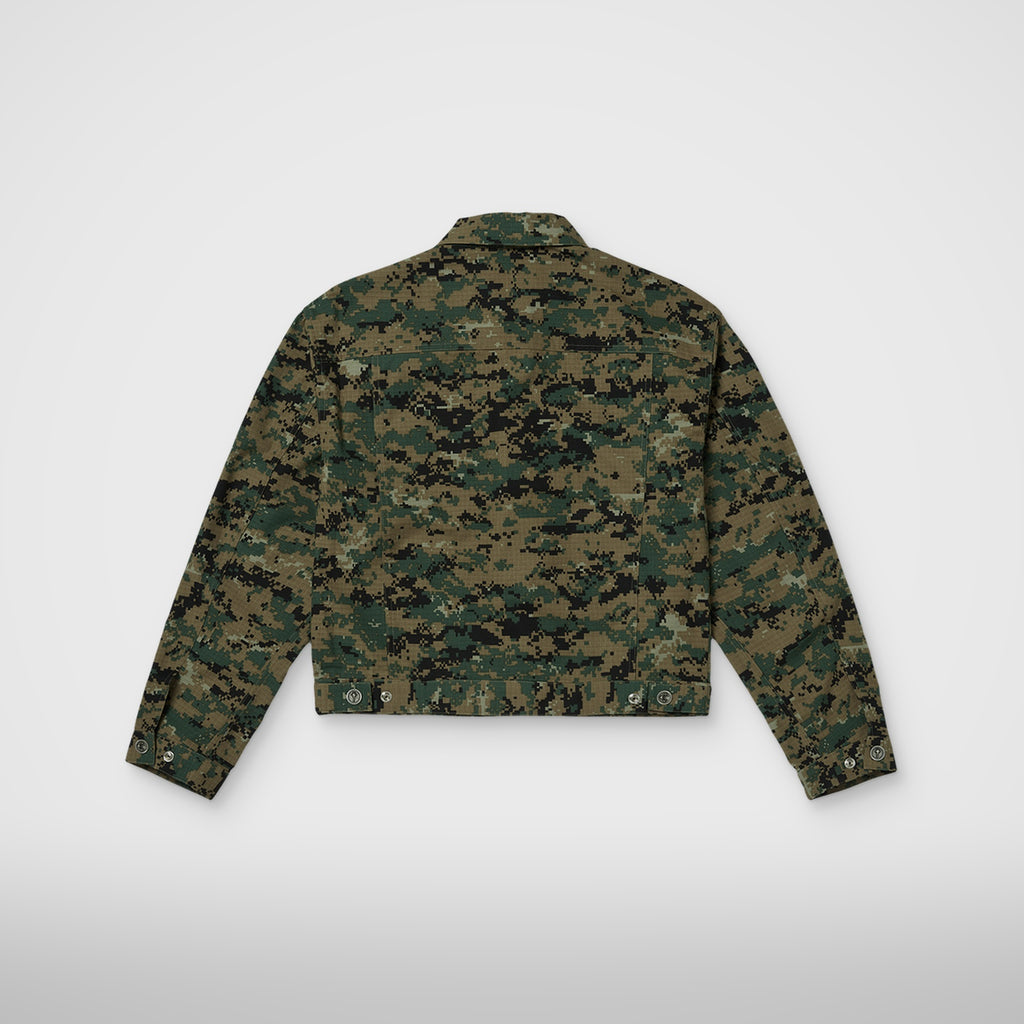 Thug Club TC Army Jacket in green, view 2 of 6