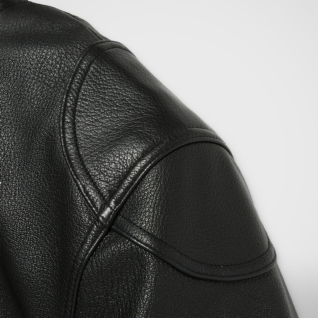 TC HOTHEAD THREE RIDING SKULL LEATHER JACKET