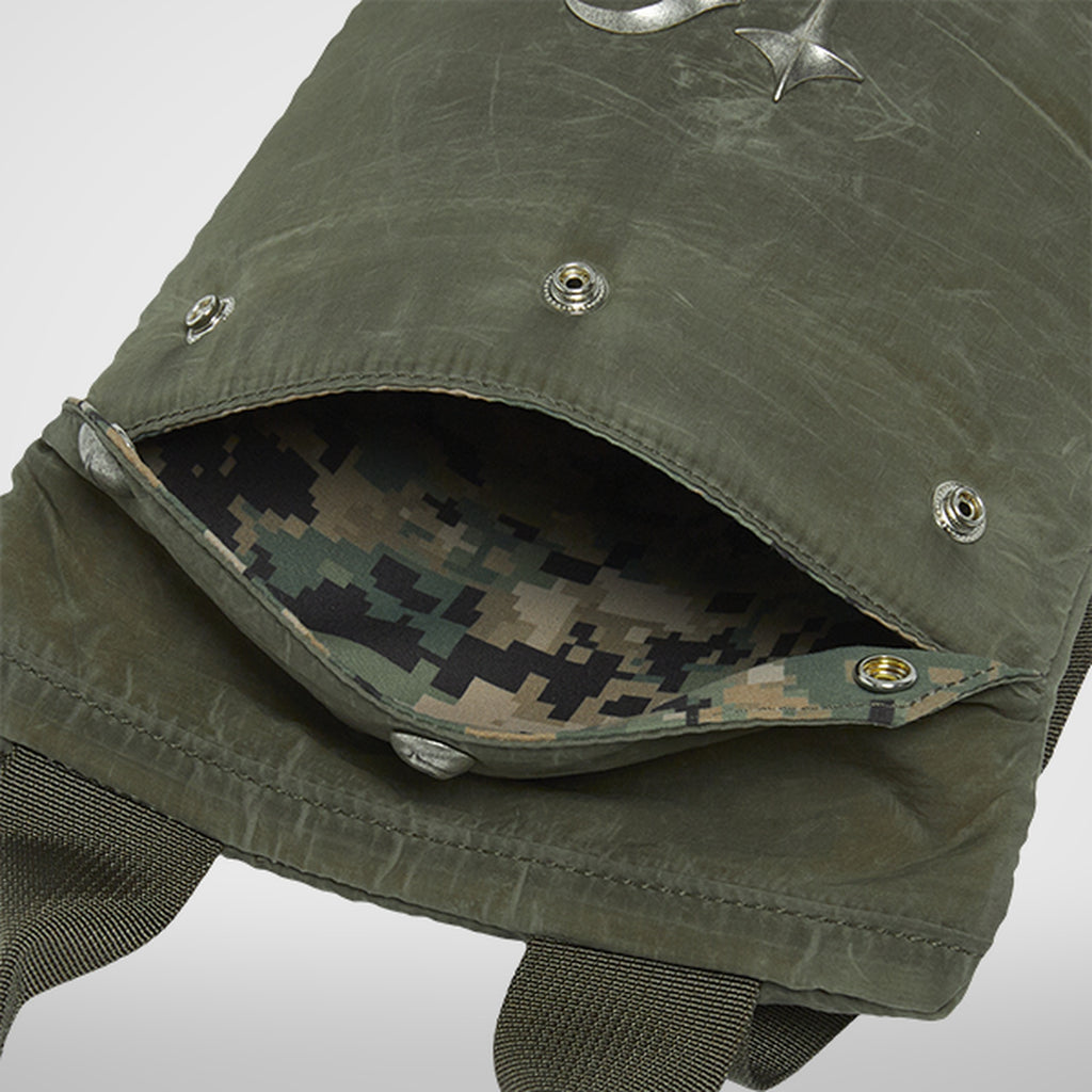 Thug Club Scarred Quick Supply Bag in khaki, view 4 of 6