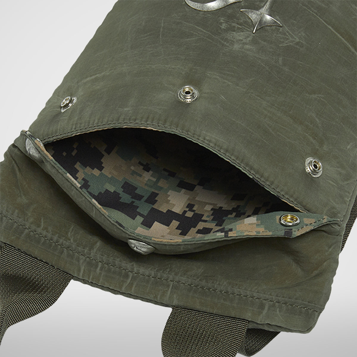 Thug Club Scarred Quick Supply Bag in khaki, view 4 of 6