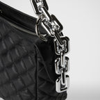 Thug Club TC Quilting Big Chain Bag in black, view 7 of 8