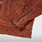 TC Two Tone Washed Fur Hooded Jacket
