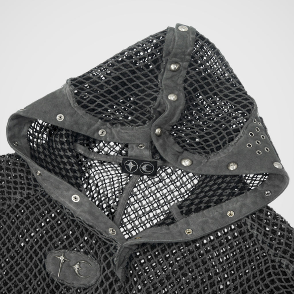 Thug Club MIthril Hoodie Sleeve in grey, view 3 of 5