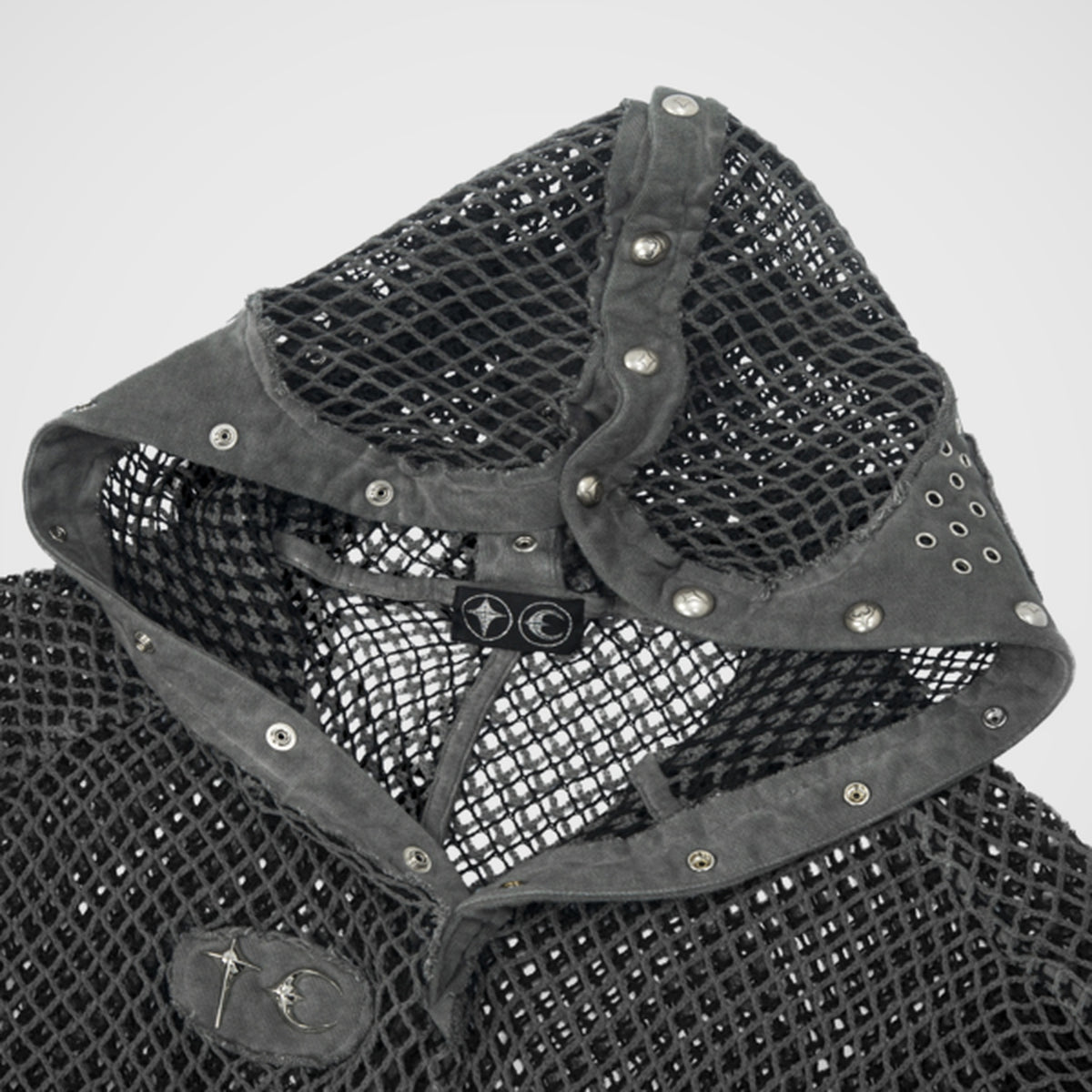 Thug Club MIthril Hoodie Sleeve in grey, view 3 of 5