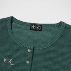 Thug Club TC Womens Cardigan in green, view 3 of 6