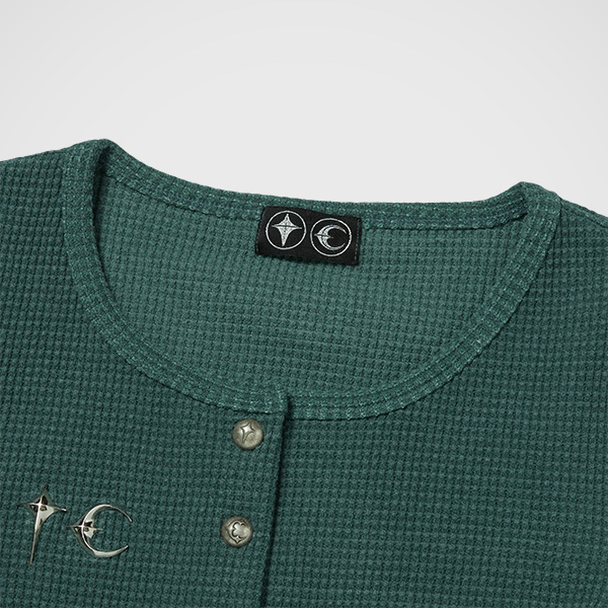 Thug Club TC Womens Cardigan in green, view 3 of 6