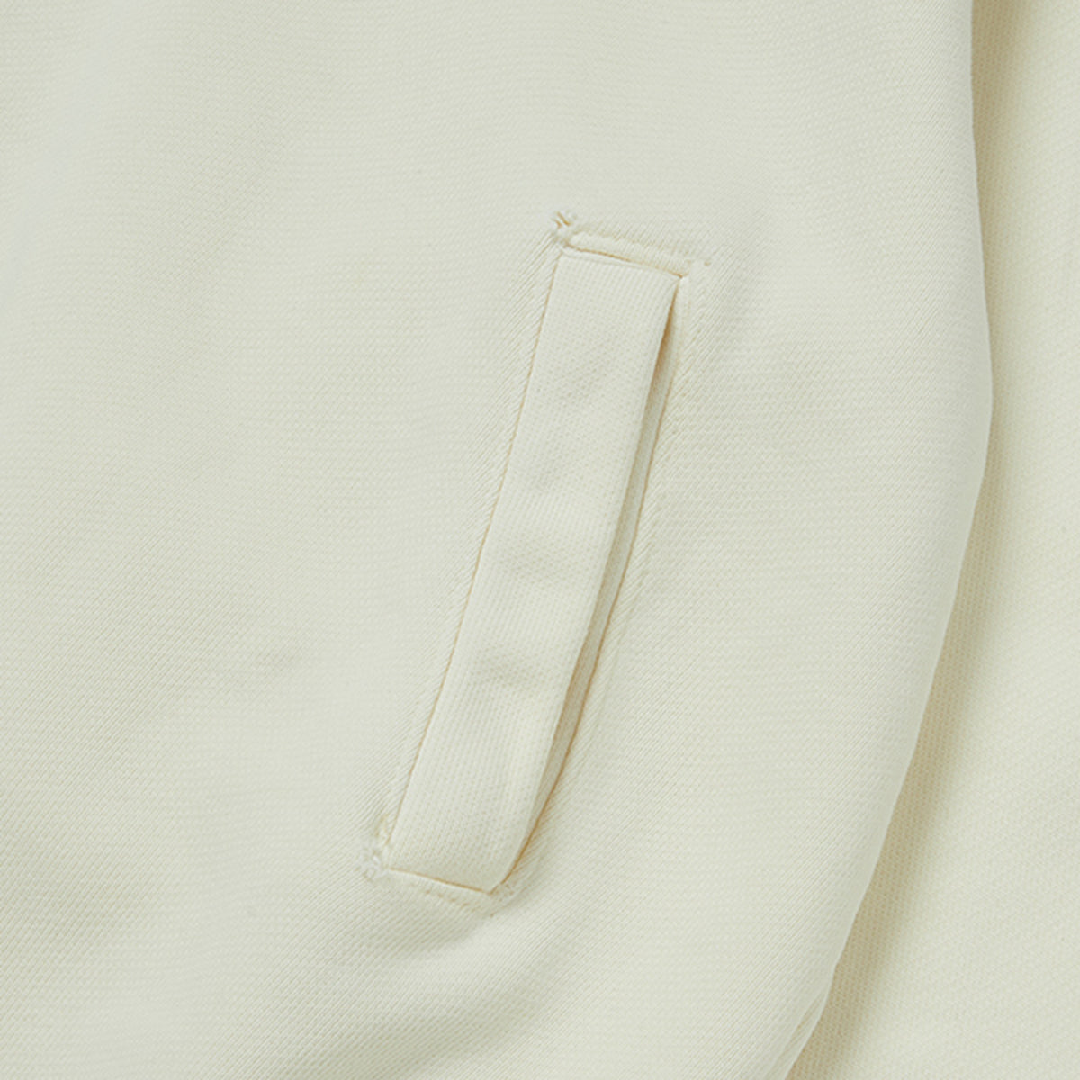 Thug Club Color Emblem Hoodie in ivory, view 5 of 6