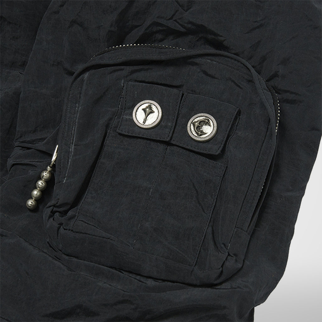 Thug Club Scarred Tango Charlie Bomber in black, view 7 of 7