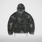 Thug Club Sprayed Camoflage Rock Hoodie in camo, view 2 of 6