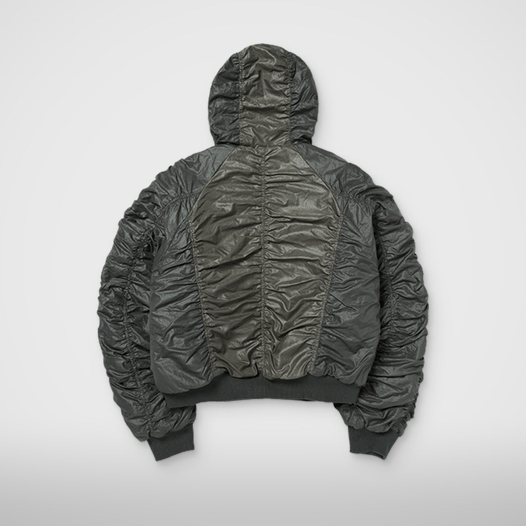 Thug Club Double Flying Bio Jacket in khaki, view 2 of 4