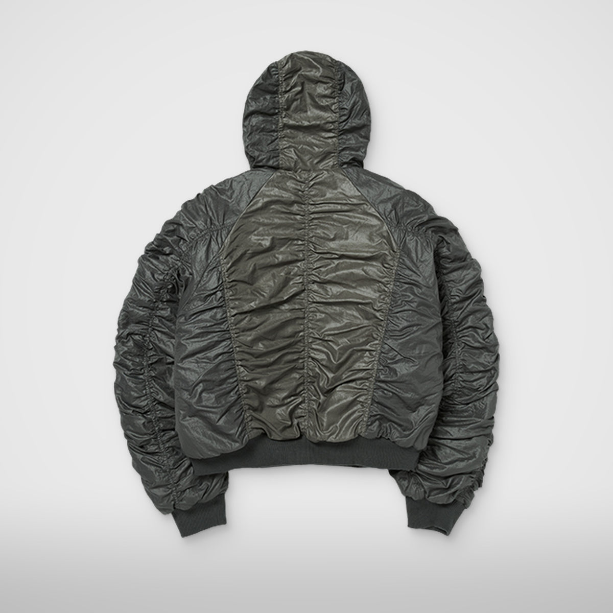 Thug Club Double Flying Bio Jacket in khaki, view 2 of 4