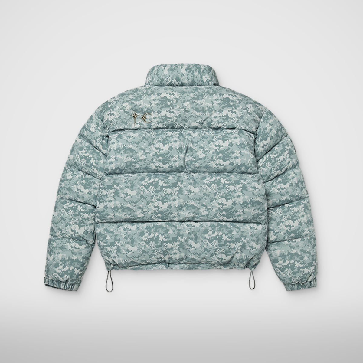 Thug Club Bio Soldier Super Heavy Puffer Jacket in grey, view 2 of 8