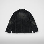 Thug Club Denim Blazer in black, view 2 of 9